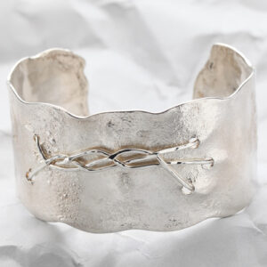 Handcrafted Sterling Silver Braided Cuff