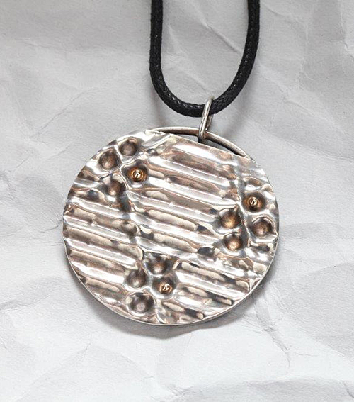 Handcrafted Sterling Silver Circular Wonder Pendant